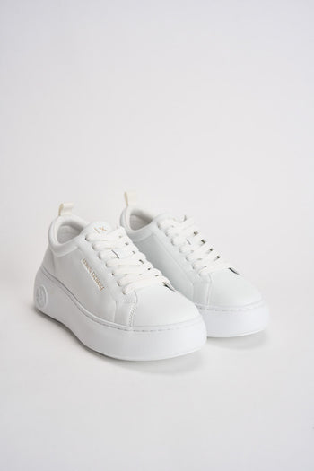 Sneakers donna platform bianche - 3