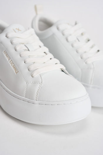 Sneakers donna platform bianche - 4
