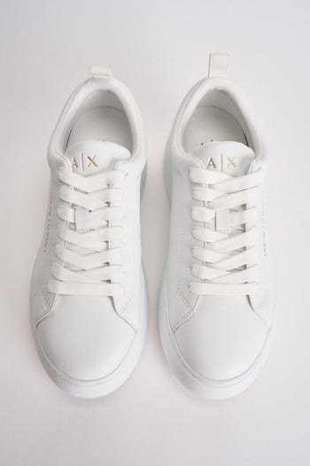 Sneakers donna platform bianche - 5