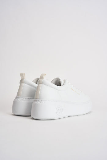 Sneakers donna platform bianche - 6