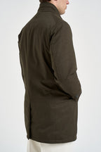 Giaccone uomo midi verde oliva scuro NINO PL060890 AT.P.CO 