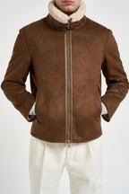 Giubbotto uomo in suede marrone SVEN MT7235 AT.P.CO 