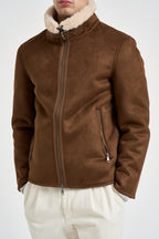 Giubbotto uomo in suede marrone SVEN MT7235 AT.P.CO 