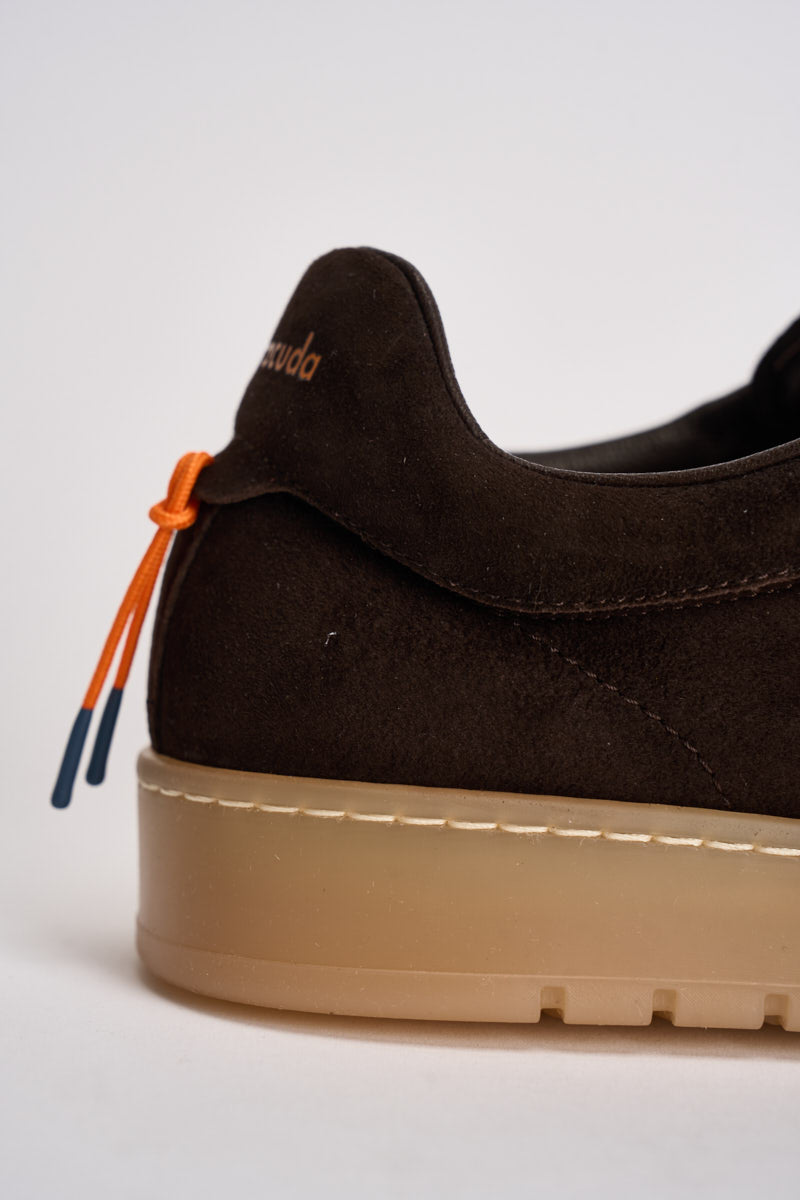 Sneakers uomo Giordan in suede marrone BU3355 GIORDANCAMOSCIOMORO BARRACUDA 