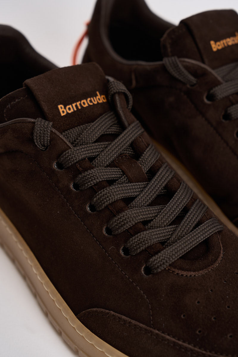 Sneakers uomo Giordan in suede marrone BU3355 GIORDANCAMOSCIOMORO BARRACUDA 