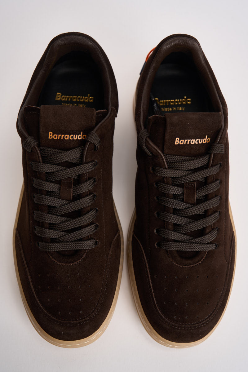 Sneakers uomo Giordan in suede marrone BU3355 GIORDANCAMOSCIOMORO BARRACUDA 