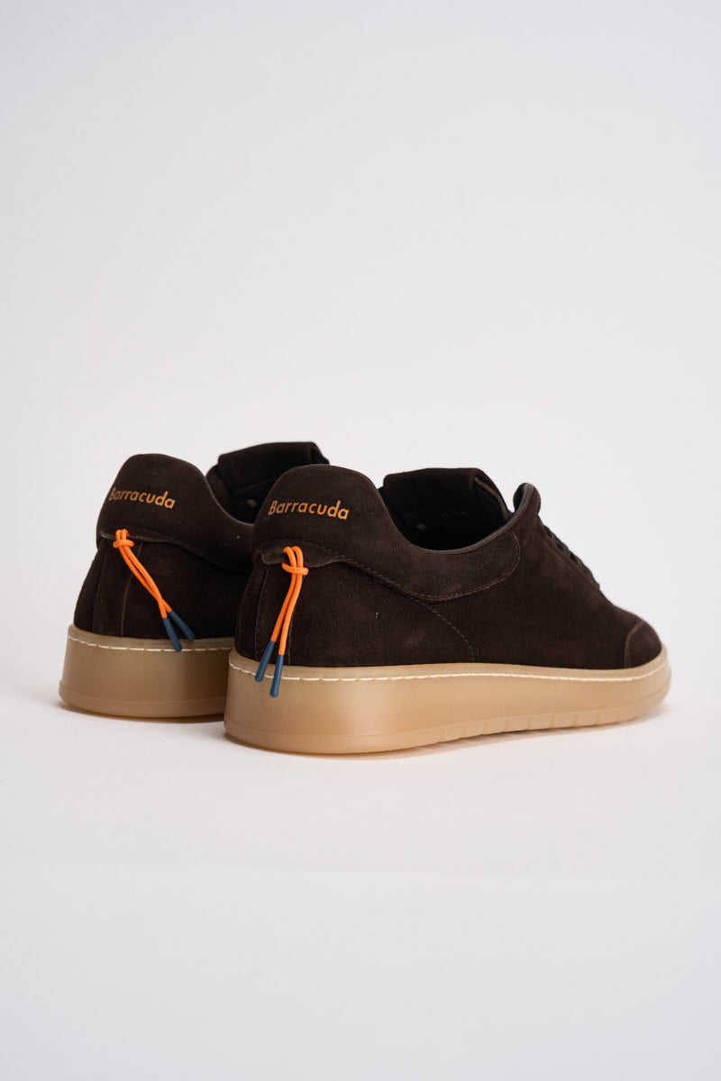 Sneakers uomo Giordan in suede marrone BU3355 GIORDANCAMOSCIOMORO BARRACUDA 