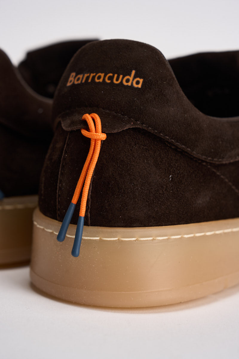 Sneakers uomo Giordan in suede marrone BU3355 GIORDANCAMOSCIOMORO BARRACUDA 