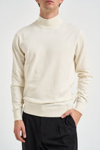 Maglia uomo dolcevita panna 262042 173 BERNA 