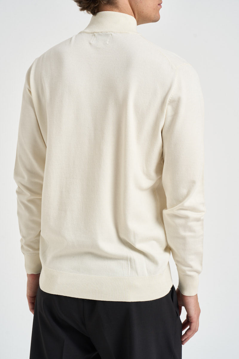 Maglia uomo dolcevita panna 262042 173 BERNA 