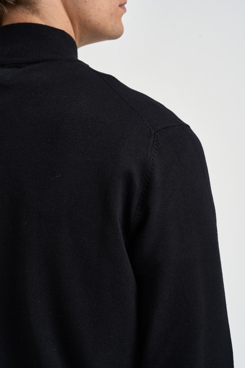 Maglia uomo dolcevita nera 262042 645 BERNA 