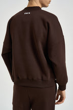 Felpa uomo girocollo marrone 262073 134 BERNA 