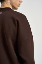 Felpa uomo girocollo marrone 262073 134 BERNA 
