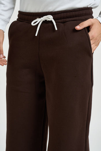 Pantalone uomo jogger marrone - 5