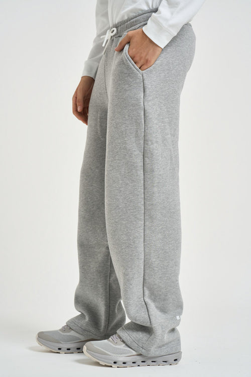 Pantalone uomo jogger grigio melange - 2