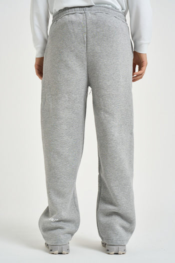Pantalone uomo jogger grigio melange - 3