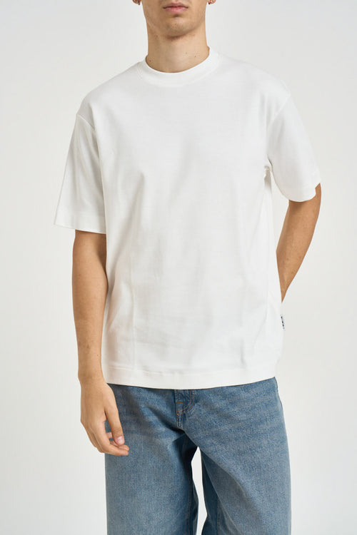 T-shirt uomo girocollo bianca - 1