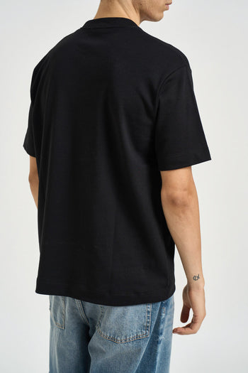 T-shirt uomo girocollo nera - 4