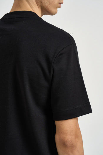 T-shirt uomo girocollo nera - 5
