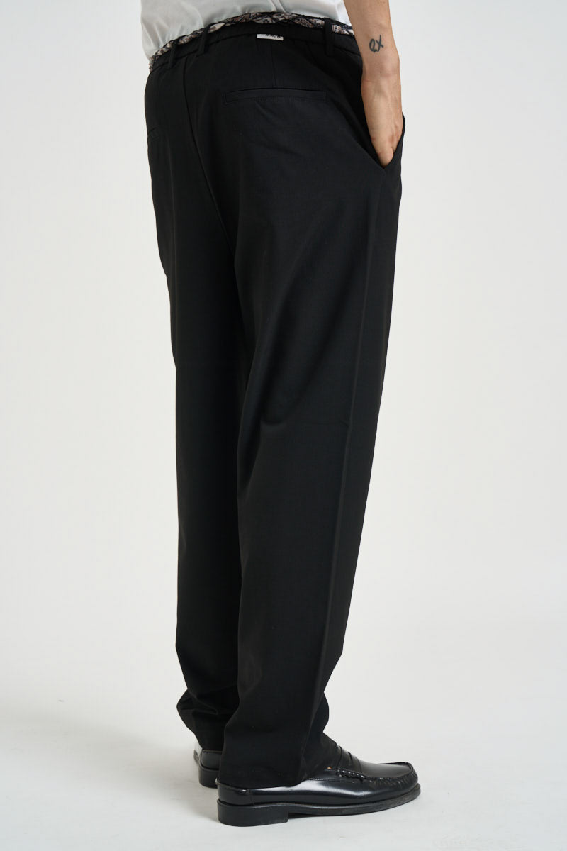Pantalone uomo sartoriale nero 262303 1 BERNA 