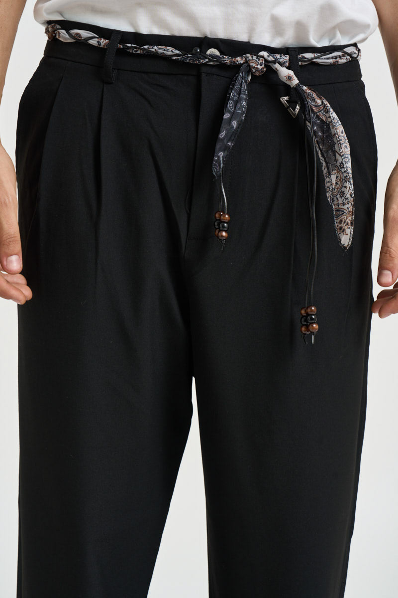 Pantalone uomo sartoriale nero 262303 1 BERNA 