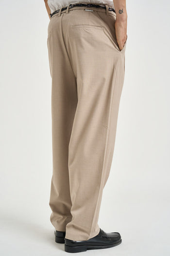 Pantalone uomo sartoriale beige - 4