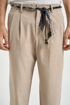 Pantalone uomo sartoriale beige 262303 8 BERNA 