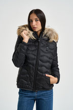 Piumino donna trapuntato nero 26WBLDC03034 999 BLAUER 