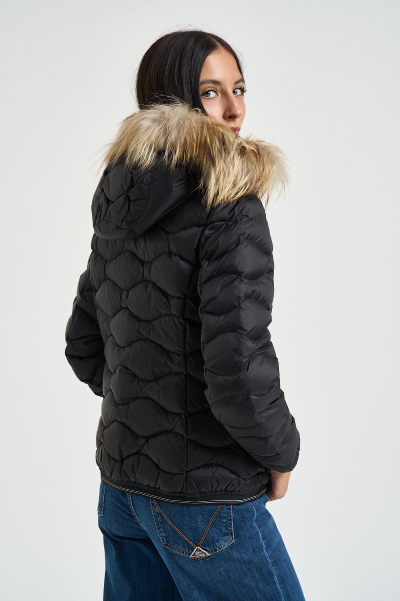 Piumino donna trapuntato nero 26WBLDC03034 999 BLAUER 