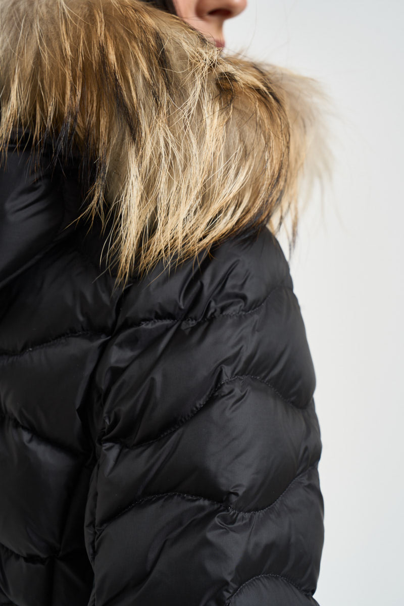 Piumino donna trapuntato nero 26WBLDC03034 999 BLAUER 