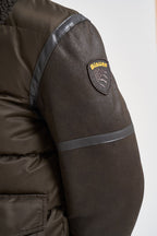 Giacca uomo maniche in eco pelle marrone 26WBLUC02239 382 BLAUER 