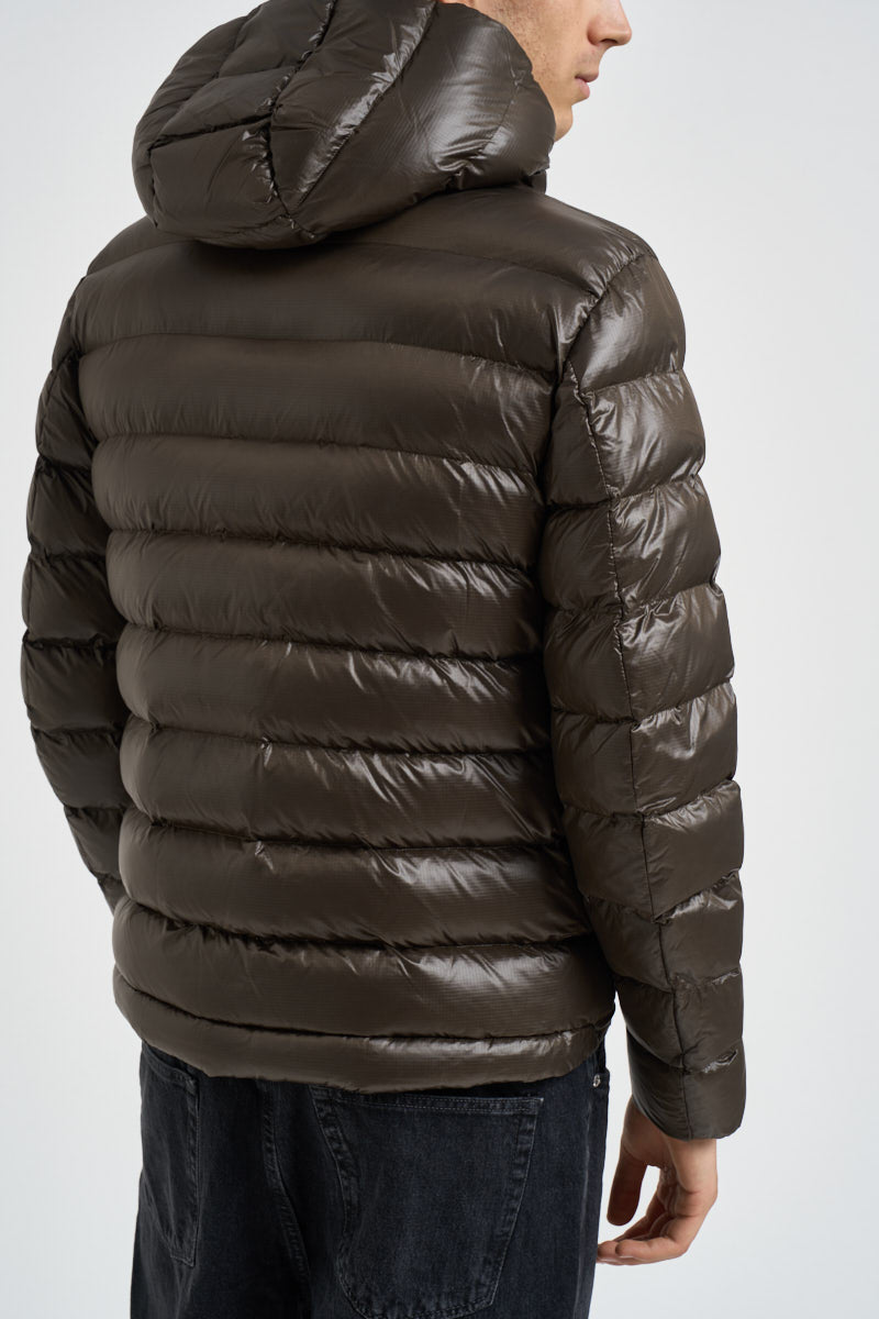 Piumino uomo semi-lucido marrone 26WBLUC2054 382EB BLAUER 