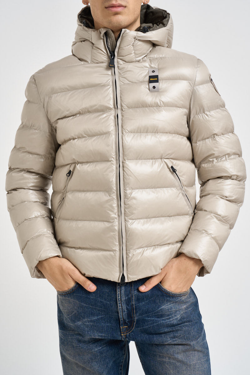 Piumino uomo semi-lucido panna 26WBLUC2054 902AS BLAUER 