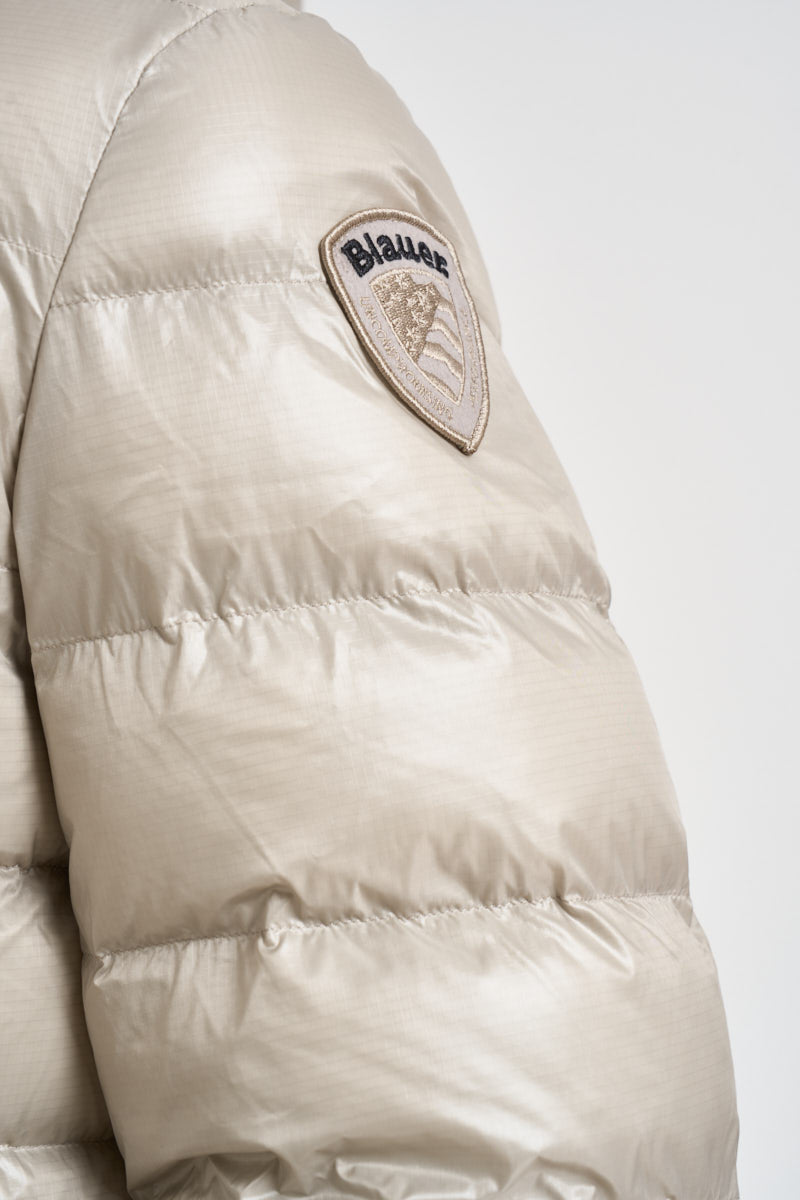 Piumino uomo semi-lucido panna 26WBLUC2054 902AS BLAUER 