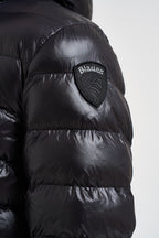Piumino uomo semi-lucido nero 26WBLUC2054 999 BLAUER 