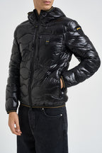 Giubbotto uomo imbottito nero lucido 26WBLUC3064 999 BLAUER 