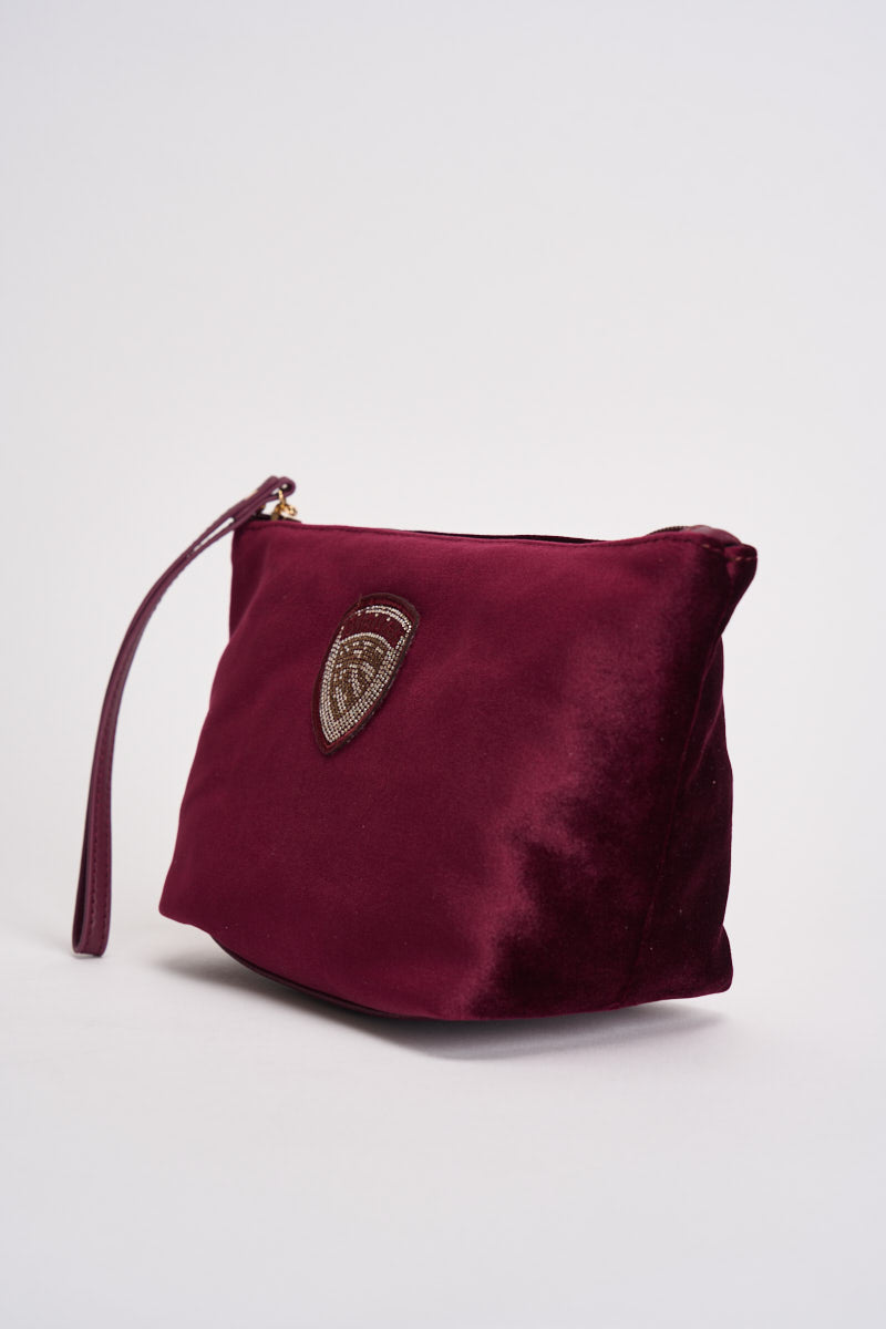 Beauty case donna in velluto rosso F6DEBBY BDX BLAUER 