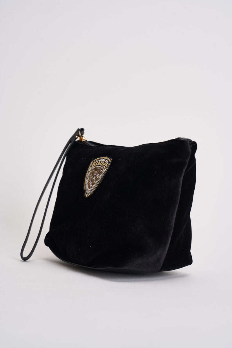 Beauty case donna in velluto nero F6DEBBY BLK BLAUER 