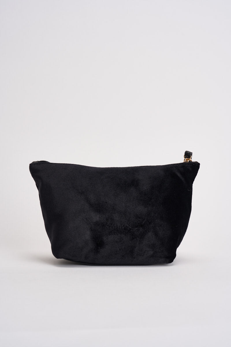 Beauty case donna in velluto nero F6DEBBY BLK BLAUER 