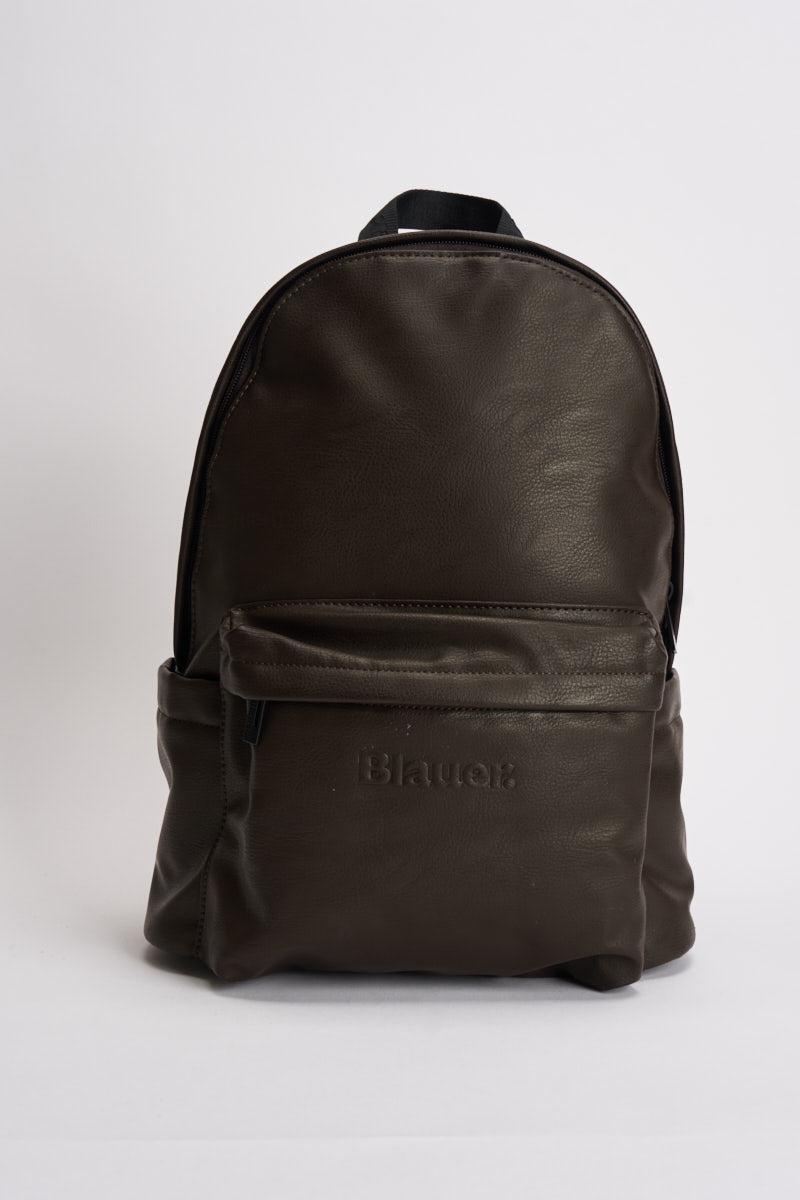 Zaino uomo in ecopelle marrone NAPER03 DKB BLAUER 