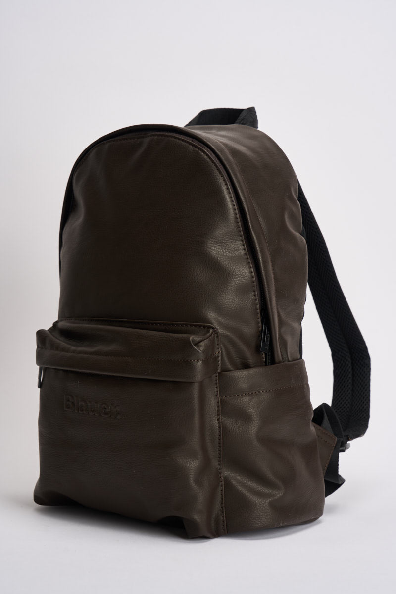 Zaino uomo in ecopelle marrone NAPER03 DKB BLAUER 