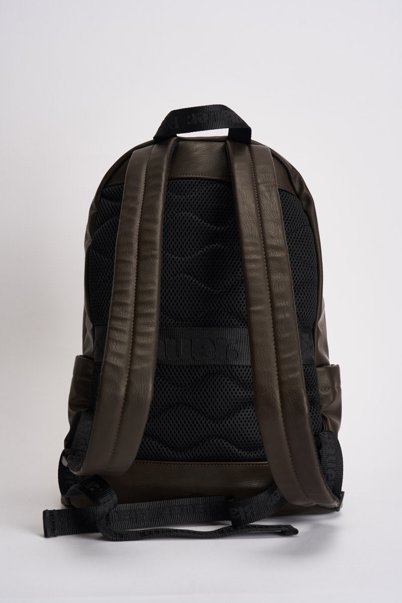 Zaino uomo in ecopelle marrone NAPER03 DKB BLAUER 