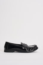 Mocassini donna in vernice nera 3060 NERO CAFFÈ NERO 