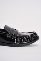Mocassini donna in vernice nera 3060 NERO CAFFÈ NERO 