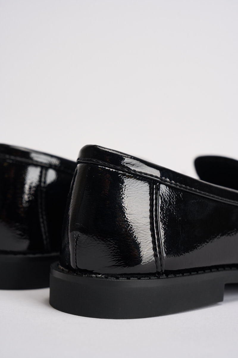 Mocassini donna in vernice nera 3060 NERO CAFFÈ NERO 