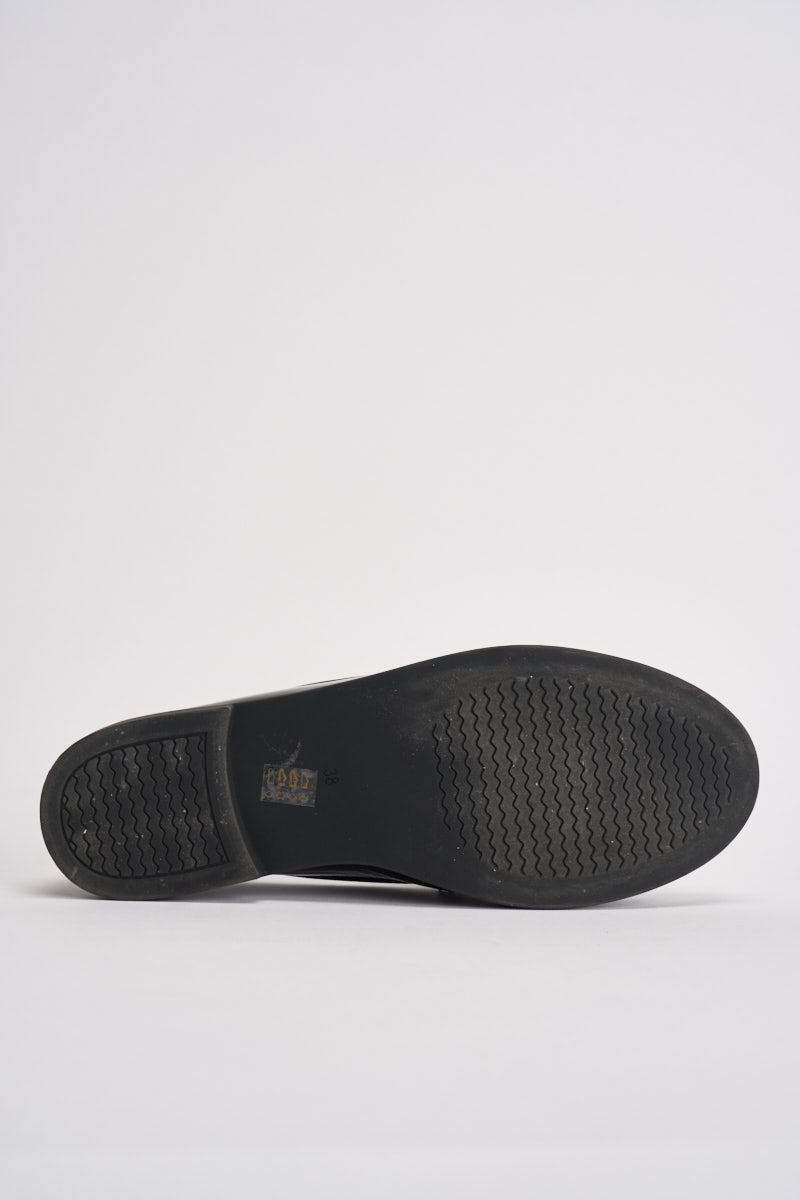 Mocassini donna in vernice nera 3060 NERO CAFFÈ NERO 