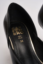 Décolleté donna in vernice nera 3574 NERO CAFFÈ NERO 