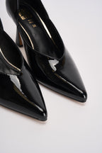 Décolleté donna in vernice nera 3574 NERO CAFFÈ NERO 