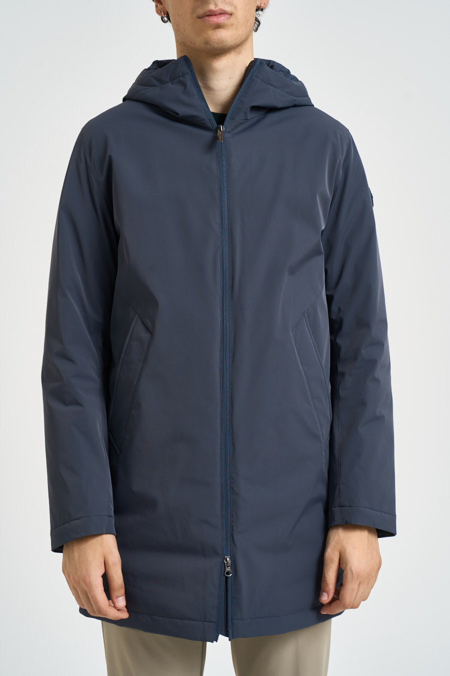 Parka uomo con cappuccio blu 12000005 4ZL68 COLMAR 