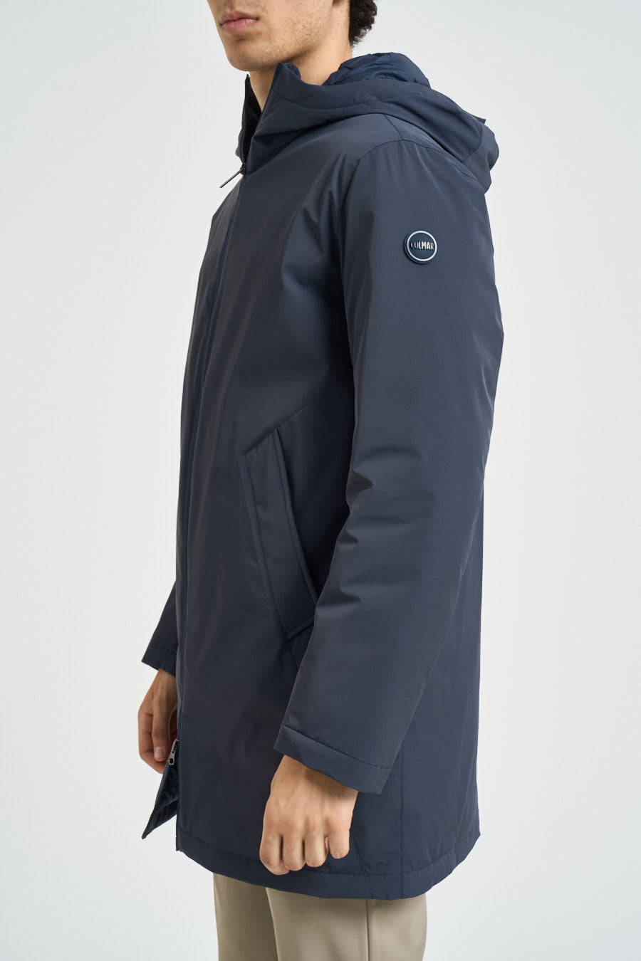Parka uomo con cappuccio blu 12000005 4ZL68 COLMAR 